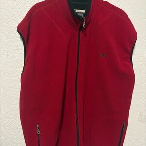 Champion Men's Vibrant Red Sleeveless Vest